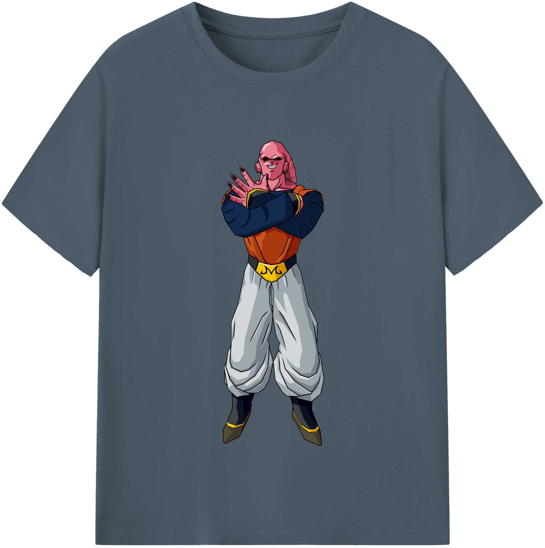 （画像用） ドラゴンボール 魔人ブウ DRAGON BALL Majin Buu 綿100％半袖Tシャツ（フロントプリント）
